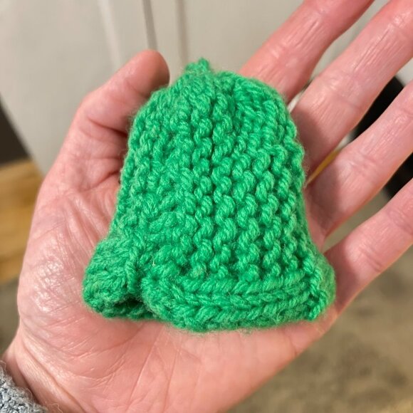 Crocheted Christmas Bell Ornament - Picture 8 of 10